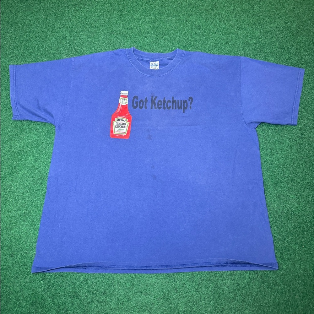 Heinz Got Ketchup? Vintage Got Milk 90s Heinz Ketchup XXL 26x30 T Shirt